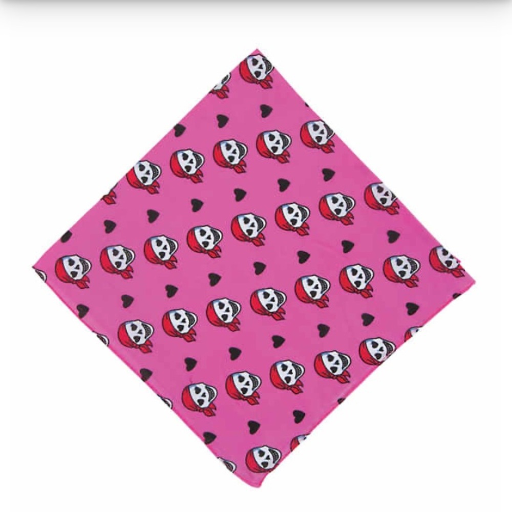 Betsey Johnson handkerchief bandanna scarf - Picture 2 of 5